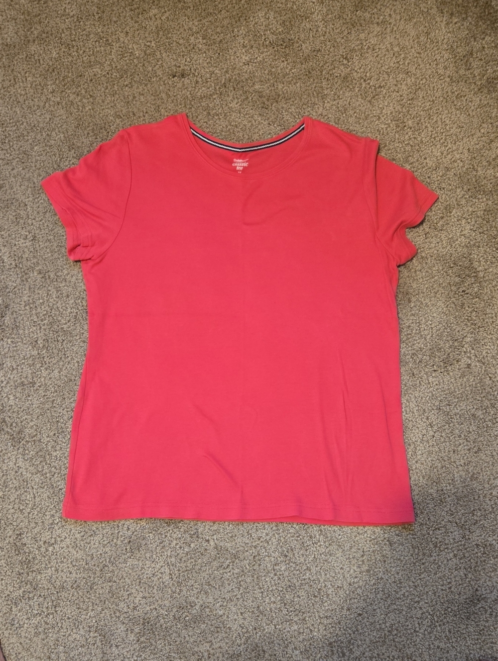 croft & barrow Coral Short Sleeve Crew Tee